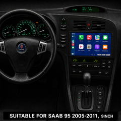 Saab 9-5 2005-2011 – 9" radio med Apple CarPlay og Android Auto 