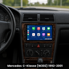 Mercedes C-Klasse (W202) 1992-2001 - 9" radio med Apple CarPlay og Android Auto 
