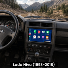 Lada Niva 1993-2018 - 9" radio med Apple CarPlay og Android Auto 