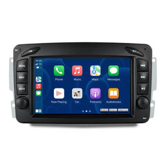 Mercedes-Benz W210 1998-2008 - 7" bilradio med Apple CarPlay og Android Auto 