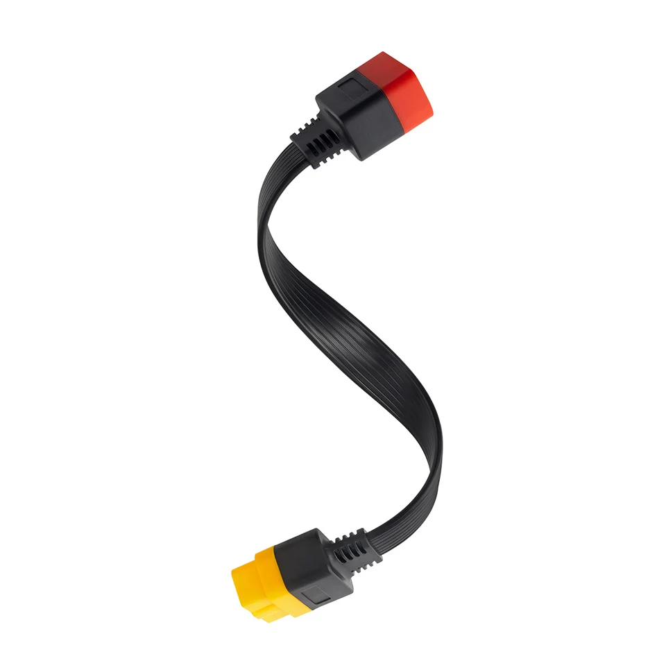 OBD2 forlengelseskabel 36 cm – 16-pins hann til hunn 