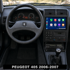 Peugeot 405 1993-2005 - 9" radio med Apple CarPlay og Android Auto 