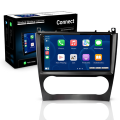 Mercedes-Benz W203 - 9" radio med Apple CarPlay og Android Auto 