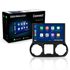 Jeep Wrangler 11-14 – 10,1" radio med trådløs Apple CarPlay og Android Auto 