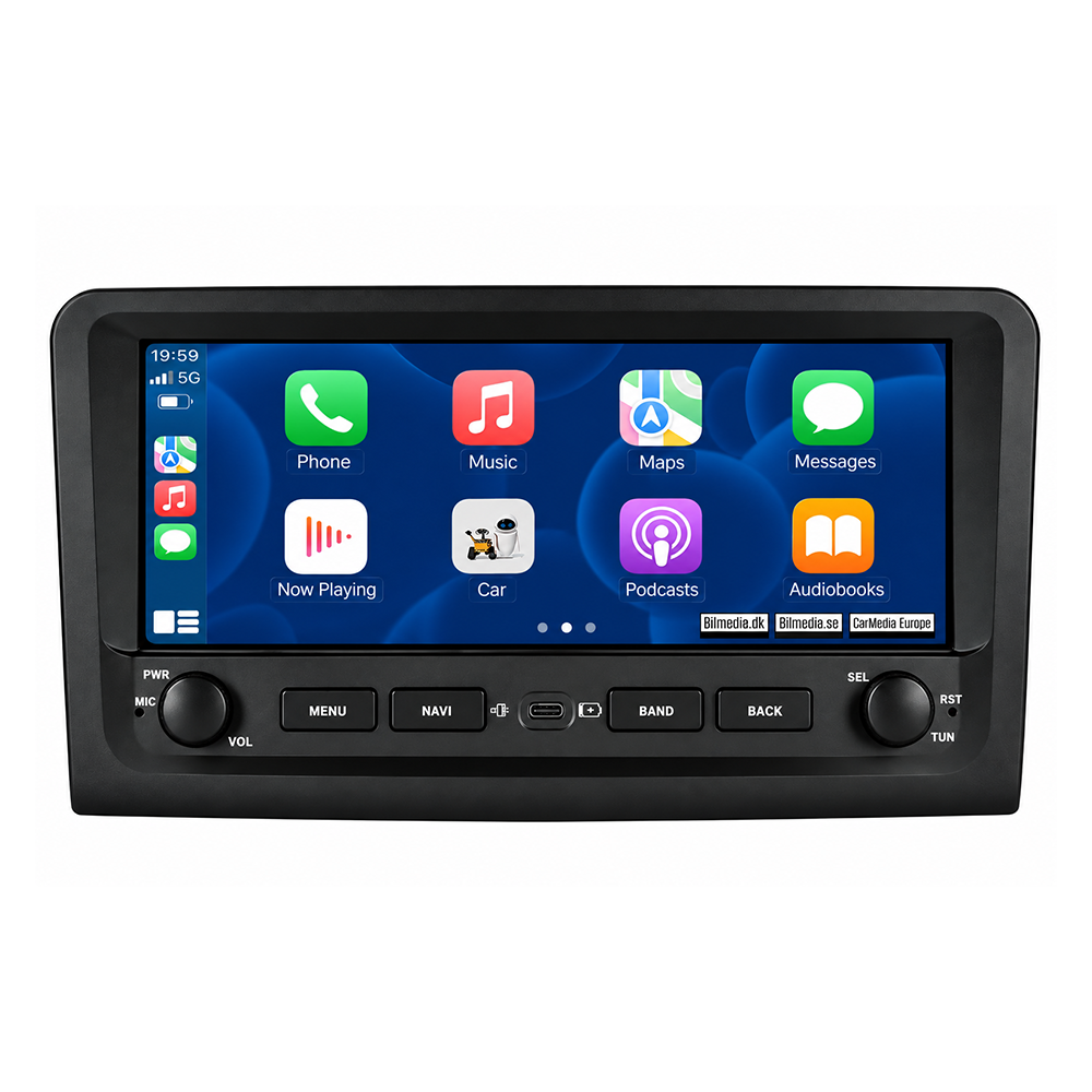 Mercedes ML 2005-2012 – 10,26" radio med Apple CarPlay og Android Auto 