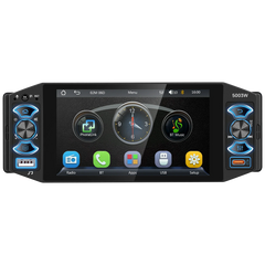 1 DIN 5" berøringsskjerm med trådløs Apple CarPlay og Android Auto 