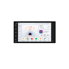 7" radio til Toyota – trådløs CarPlay og Android Auto 
