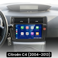 Citroën C4 04-13 - 9" radio med Apple CarPlay og Android Auto 