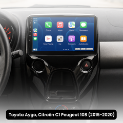 108, C1, Aygo 15-20 - 10,1" radio med Apple CarPlay og Android Auto 