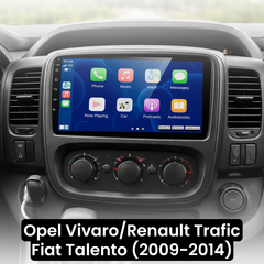 Opel Vivaro/Renault Traffic/Fiat Talento 2014-2021 - 9" radio med Apple CarPlay og Android Auto 