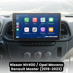 Nissan NV400/Opel Movano/Renault Master 2019-2023 – 10,1" autoradio med Apple CarPlay og Android Auto 