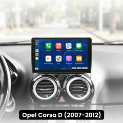 Opel Corsa 2007-2012 – 9" radio med Apple CarPlay og Android Auto 
