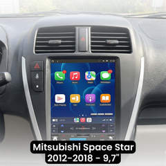 Mitsubishi Space Star 2012-2018 – 9,7" radio med Apple CarPlay og Android Auto 