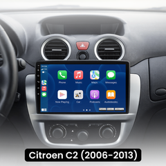 Citroen C2 06-13/Peugeot 206 04-08 - 9" radio med Apple CarPlay og Android Auto 