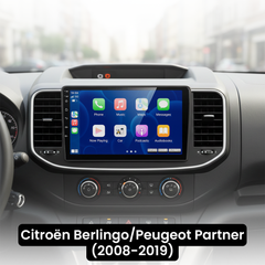Citroën Berlingo/Peugeot Partner 08-19 - 9" radio med Apple CarPlay og Android Auto 