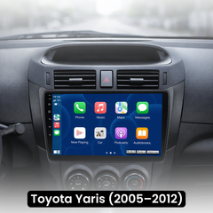 Toyota Yaris 2005-2012 - 9" radio med Apple CarPlay og Android Auto 