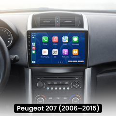 Peugeot 207 06-15 – 9" radio med Apple CarPlay og Android Auto 