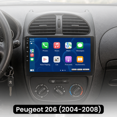 Peugeot 206 04-08 – 9" radio med Apple CarPlay og Android Auto 