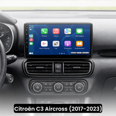Citroën C3 Aircross 17-23 - 9" radio med Apple CarPlay og Android Auto 