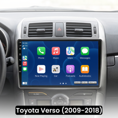 Toyota Corolla Verso 09-18 - 9" radio med Apple CarPlay og Android Auto 