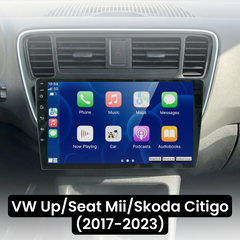 VW Up/Seat Mii/Skoda Citigo 13-23 - 9" radio med Apple CarPlay og Android Auto 