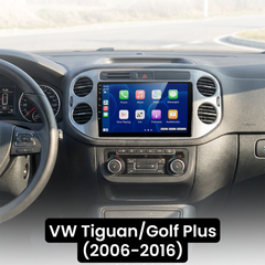VW Tiguan/Golf Plus 2006-2016 - 9" radio med Apple CarPlay og Android Auto 