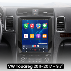 VW Touareg 2011-2017 – 9,7" radio med Apple CarPlay og Android Auto 
