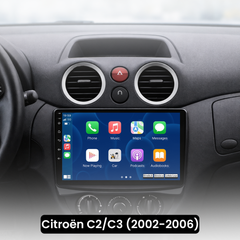 Citroën C2/C3 02-06 – 9" radio med Apple CarPlay og Android Auto 