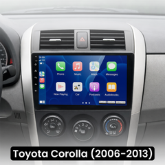 Toyota Corolla 06-13 - 9" radio med Apple CarPlay og Android Auto 