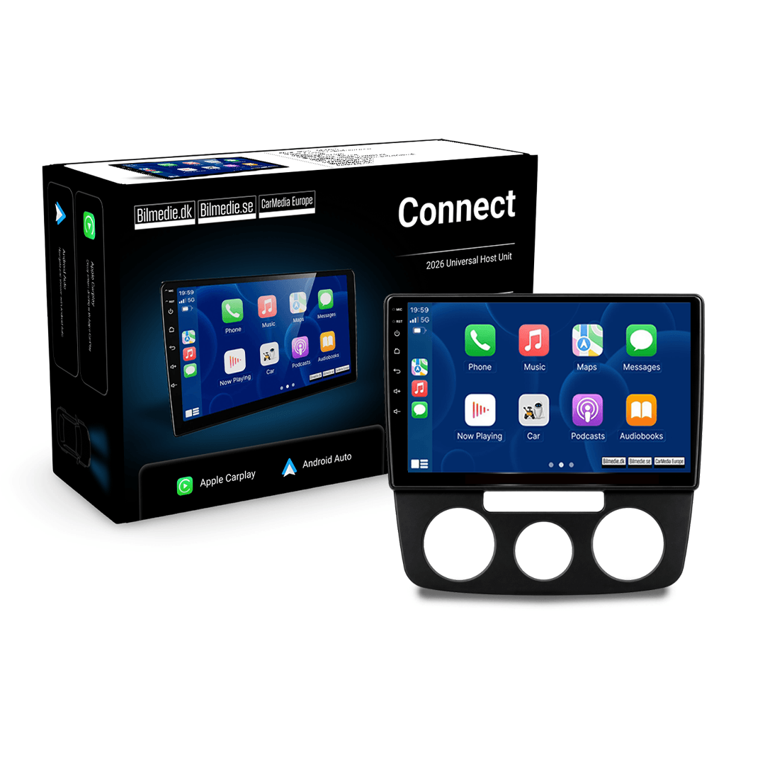 Volkswagen Bora 2008-2012 - 10,1" radio med Apple CarPlay og Android Auto 