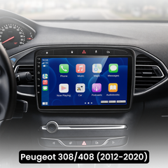 Peugeot 308/408 10-20 – 9" radio med Apple CarPlay og Android Auto 