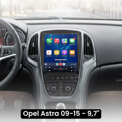 Opel Astra 09-15 - 9,7" radio med Apple CarPlay og Android Auto 