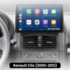 Renault Clio 2000-2012 – 9” bilradio med Apple CarPlay & Android Auto 