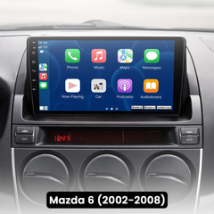Mazda 6 02-08 - 10,1" radio med Apple CarPlay og Android Auto 