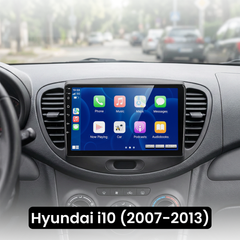 Hyundai i10 2007-2013 – 9” bilradio med trådløs Apple CarPlay & Android Auto 