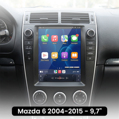 Mazda 6 2004-2015 – 9,7" radio med Apple CarPlay og Android Auto 