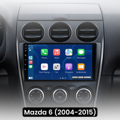 Mazda 6 04-15 - 9" radio med Apple CarPlay og Android Auto 
