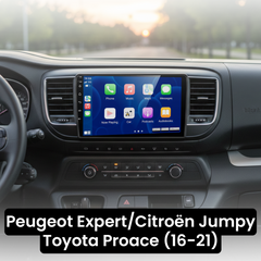 Peugeot Expert/Citroën Jumpy/Toyota Proace 16-21 - 9" autoradio med Apple CarPlay og Android Auto 