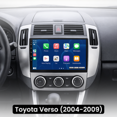 Toyota Verso 04-09 - 9" radio med Apple CarPlay og Android Auto 