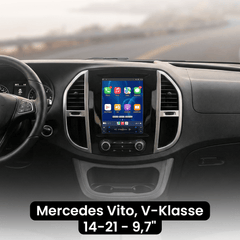 Mercedes Vito 2014-2021 – 9,7" radio med Apple CarPlay og Android Auto 