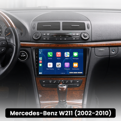 Mercedes-Benz W211 - 9" radio med Apple CarPlay og Android Auto 