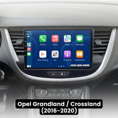 Opel Grandland/Crossland 16-20 - 9" radio med Apple CarPlay og Android Auto 