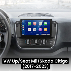 VW Up/Seat Mii/Skoda Citigo 13-23 - 9" radio med Apple CarPlay og Android Auto 