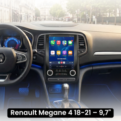 Renault Megane 18-21 - 9,7" radio med Apple CarPlay og Android Auto 