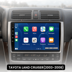 Toyota Land Cruiser 2003-2008 - 9" radio med Apple CarPlay og Android Auto 