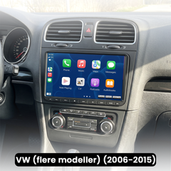 VW (flere modeller) 2006-2015 - 9" radio med Apple CarPlay og Android Auto 