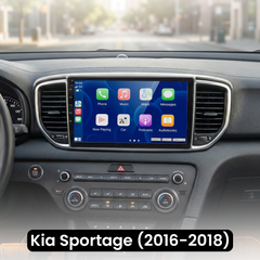 Kia Sportage 2016-2018 - 9" radio med Apple CarPlay og Android Auto 