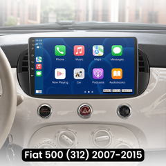 Fiat 500 07-15 - 9" radio med Apple CarPlay og Android Auto 