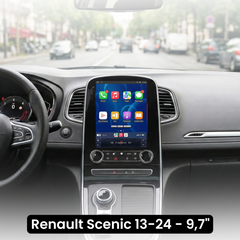 Renault Scenic 13-24 - 9,7" radio med Apple CarPlay og Android Auto 