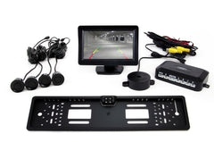 Parkeringsassistent med 4,3-tommers TFT-display og kamera